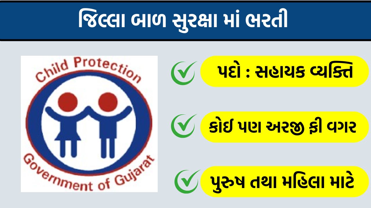 District Child Protection Recruitment 2026